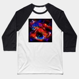 Psychedelic Galaxy Baseball T-Shirt